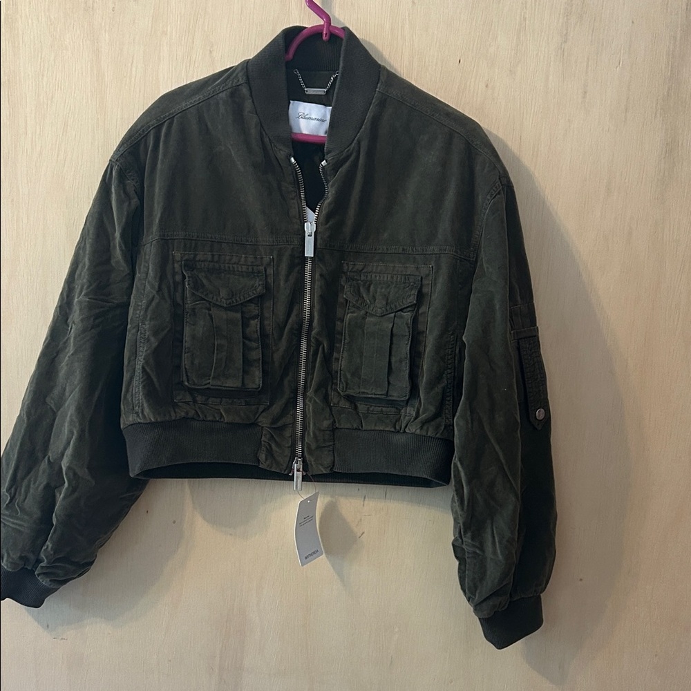 NWT Blumarine Giacca Bomber Jacket. Size 2